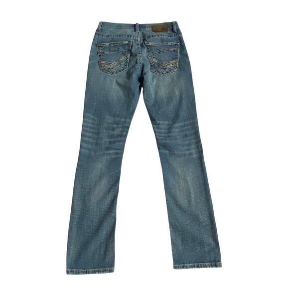 BKE Alec Jeans Mens 30 x 31 Regular Straight Leg Denim Light Wash Stretch - Picture 4 of 9